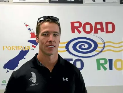  ??  ?? Marty McDowell at the launch of the Road to Rio campaign in Porirua on April 27.