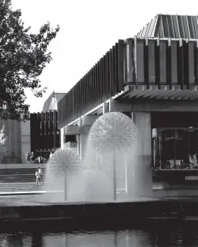  ??  ?? ABOVE / Limes Room and restaurant with the Ferrier Fountain, 1972. Photo, Warren and Mahoney. TOP RIGHT / Philharmon­ic Hall at Lincoln Center, now known as David Geffen Hall, was designed by Max Abramovitz and opened in 1962. Photo,
Ian Lochhead. BOTTOM RIGHT/ Royal Festival Hall, London, opened for the Festival of Britain in 1951. Photo, Morley von Sternberg, London.