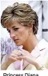  ?? ?? Princess Diana wearing her engagement ring