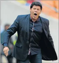  ?? Picture: GALLO IMAGES/LEFTY SHIVAMBU ?? NEW BOY: Free State Stars coach Luc Eymael