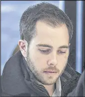  ?? THE CANADIAN PRESS ?? Halifax’s Christophe­r Garnier was convicted of second-degree murder in the death of off-duty Truro police officer and Stellarton native Catherine Campbell in September of 2015.