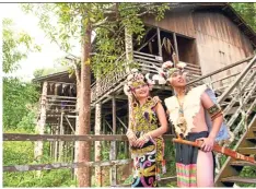  ??  ?? you can find colourful indigenous culture in Sarawak. Photos — Photos: tourism Malaysia