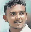  ?? AFP ?? Prithvi Shaw.