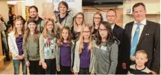  ?? Foto: Schülein ?? Das Team des Jahres beim BC Huisheim: die U 13 Volleyball­erinnen.