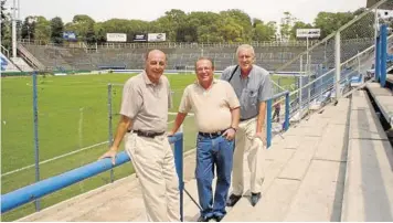  ??  ?? En Argentina, con Hugo Horacio Londero y Álvaro El Flecho Hernández.