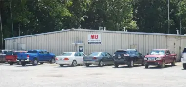  ??  ?? Two COVID-19 cases have been confirmed at MFJ Enterprise­s’ Industrial Park Road facility in Starkville. (Photo by Charlie Benton, SDN)