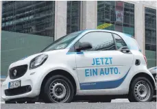  ?? FOTO: DPA ?? Daimler engagiert sich mit Car2Go auf dem Carsharing-Markt.