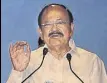  ?? HT ?? Vicepresid­ent M Venkaiah Naidu in Mumbai on Friday,