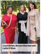  ??  ?? Lisa O Brien, Noreen Riordan and Lydia O Shea