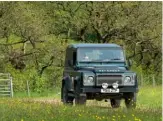  ??  ?? Ben regularly visits the capital’s green spaces, including St James’s Park (below); he enjoys driving a Land Rover Defender (left) so much that he has written a book about the iconic vehicle