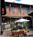  ??  ?? Cour de l’hôtel traditionn­el à Xi’an où l’auteure a logé.
