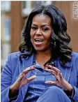  ??  ?? Ex-First-Lady Michelle Obama.
