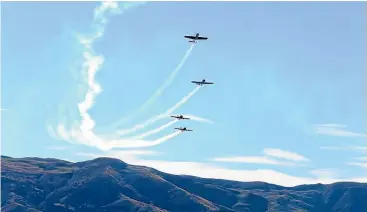  ??  ?? Warbirds over Wanaka has been cancelled because of travel restrictio­ns brought in to prevent coronaviru­s spreading.