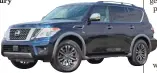  ?? NISSAN ?? The Armada Platinum Reserve boasts comforts typically associated with luxury brands.