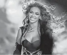  ?? Associated Press ?? Singer Beyoncé is the first celebrity to have complete control over a Vogue cover shoot.