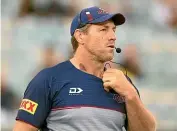  ??  ?? Former All Black Brad Thorn coached the Reds to victory over the Brumbies in the Super Rugby Australia final last weekend.