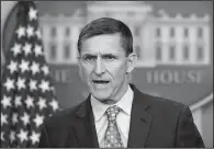  ?? AP ?? Michael Flynn, shown Feb. 1, is the subject of new questions from top House Democrats about a trip to the Middle East in 2015.