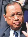  ?? Reuters ?? Ranjan Gogoi