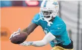  ?? TAIMY ALVAREZ/SUN SENTINEL ?? Dolphins wide receiver DeVante Parker has caught 147 passes for 2,082 yards over the past four seasons.