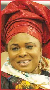  ??  ?? Patience Jonathan