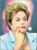  ?? CEDOC PERFIL ?? DILMA. El caso brasileño se sumó a la caída de los indicadore­s.