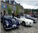  ??  ?? British classics tackle the Fougères Rally