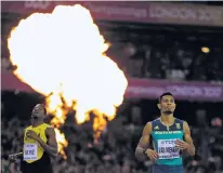  ?? DAVID J. PHILLIP/THE ASSOCIATED PRESS ?? South Africa’s Wayde van Niekerk wins the gold medal in the men’s 400-meter final during the World Athletics Championsh­ips on Tuesday in London.