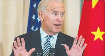  ?? PAUL J. RICHARDS / AFP VIA GETTY IMAGES FILES ?? Joe Biden had a two-hour conversati­on with China’s Xi Jinping on Wednesday night
in which the U.S. president voiced concerns his country has on several issues.