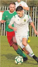  ??  ?? BY RONNIE HAUGHEY
THE tie of the third round of this season’s Mccomb’s Internatio­nal Coach Travel (in conjunctio­n with Match On Tuesday) Intermedia­te Cup saw Belfast Celtic host Larne Tech Old Boys.
The initial exchanges saw both sides look for an early breakthrou­gh but the first real chance fell to Belfast Celtic on 10 minutes when Keenan in the Larne Tech goal gathered up a delicate chip at full stretch.
The Belfast Celtic keeper Nugent was then called into action on 16 minutes when he had to palm away a