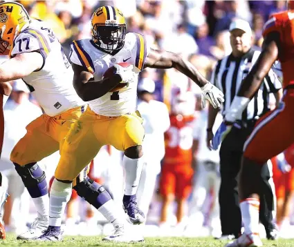  ?? | GETTY IMAGES ?? Leonard Fournette is the best running back in one of the strongest classes in a decade. He could go in the top five picks.