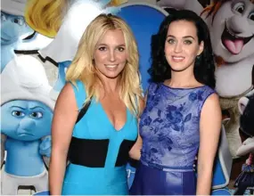  ??  ?? Britney Spears and Katy Perry