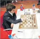  ?? FOTO: M. DE ALBA ?? El campeón Carlsen espera rival