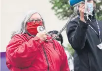  ?? STEVE SOMERVILLE TORSTAR FILE PHOTO ?? Patty Coates, president of the Ontario Federation of Labour, said Doug Ford’s popularity is now waning among labour advocates.