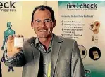  ?? SUPPLIED ?? Firstcheck has partnered with health app Your.MD.