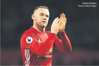  ?? WAYNE ROONEY Picture: Getty Images ??