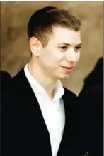  ?? THOMAS COEX/AFP ?? Israeli Prime Minister Benjamin Netanyahu’s son Yair visiting the Wailing Wall in Jerusalem in 2015.