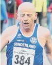  ??  ?? Above left: Ashleigh Bennett, Strollers relay silver medallist. Above right: Jim Wightman, who anchored Sunderland Harriers Over-65s to first place.