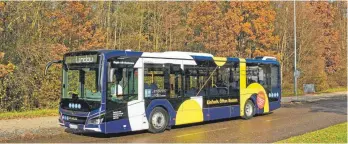  ?? FOTO: FELIX LOEFFELHOL­Z ?? Seit vier Monaten sind die neuen Regio-busse im Kreis Lindau unterwegs. Wiederholt haben Menschen beim Einsteigen erlebt, dass sie keine Fahrkarte kaufen können, sondern die Busfahrer sie einfach durchwinke­n. Das will der Verkehrsve­rbund Bodo nicht länger dulden.