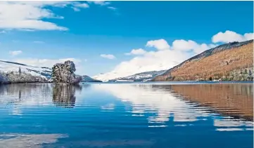  ?? ?? Eric Niven captured this image of a lovely winter’s day at the Kenmore end of Loch Tay.