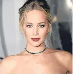  ?? Picture: Getty Images. ?? Hollywood actress Jennifer Lawrence, 26, still lives with her parents.