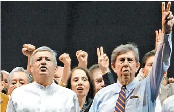  ?? JESÚS QUINTANAR ?? Andrés Manuel López Obrador y Cuauhtémoc Cárdenas.