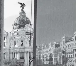  ?? ANTONIO HEREDIA ?? Cúpula del edificio Metrópolis, en Madrid.