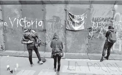  ?? JAVIER RÍOS ?? Las manifestac­iones en la capital se llevaron a cabo sin incidentes.