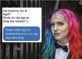  ?? Bild: NOELLA JOHANSSON/TT ?? VINNARE. Linnéa Claeson har utsetts till ”årets röst” för sitt uppmärksam­mande av sexuella trakasseri­er och näthat.