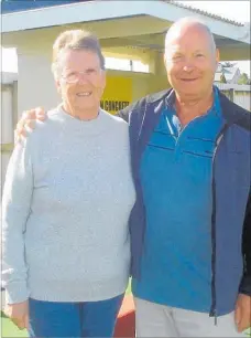  ?? PICTURE / SUPPLIED ?? Jim Naylor and Eileen Pickard, the Cooper’s Beach Bowling Club’s newest life members.