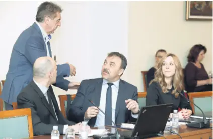  ??  ?? Ministar Orepić jučer je pred Odborom za unutarnju politiku i nacionalnu sigurnost predstavio plan preustroja MUP-a