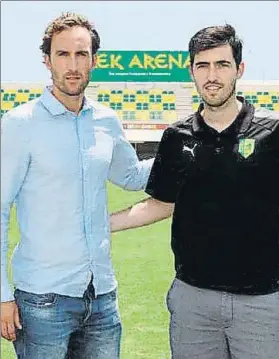  ?? FOTO: AEK LARNACA ?? En sintonía Murillo e Iraola trabajarán juntos en el equipo chipriota