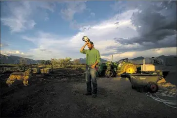  ?? Photograph­s by Brian van der Brug Los Angeles Times ?? NATHAN IVIE at his ranch. He has won world championsh­ips as a trainer of show horses. He was elected to the Utah County Commission in 2016. He recently came out as gay, for which he’s gotten support and criticism.