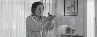  ?? Netflix ?? Melissa McCarthy as the grieving Lilly in “The Starling.”