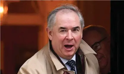  ?? Photograph: Stefan Rousseau/PA ?? Geoffrey Cox leaves a Cabinet meeting at 10 Downing Street, London, in February 2020.